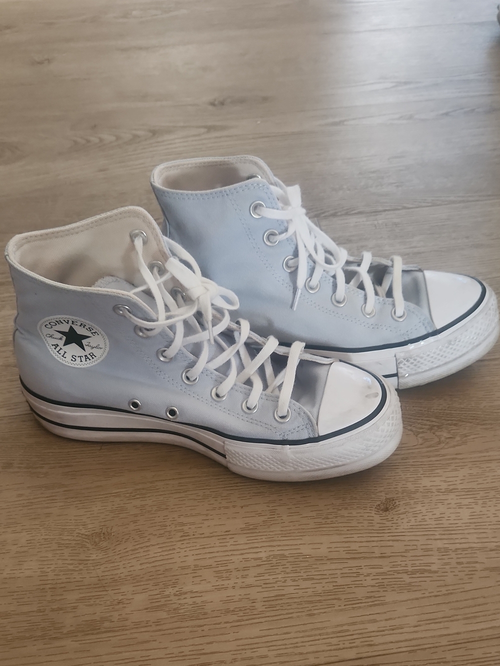 Platform Converse Light Blue
